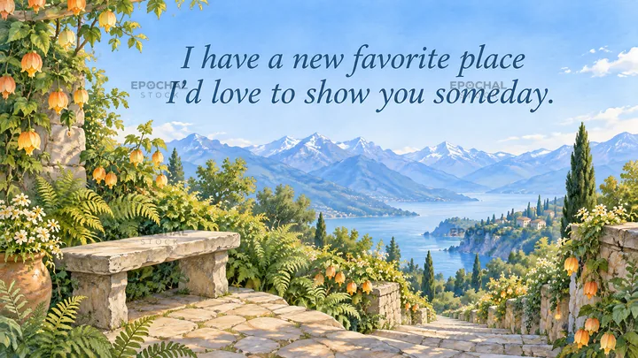 Invitation to Share a Favorite Scenic Place - AI-generated stock image