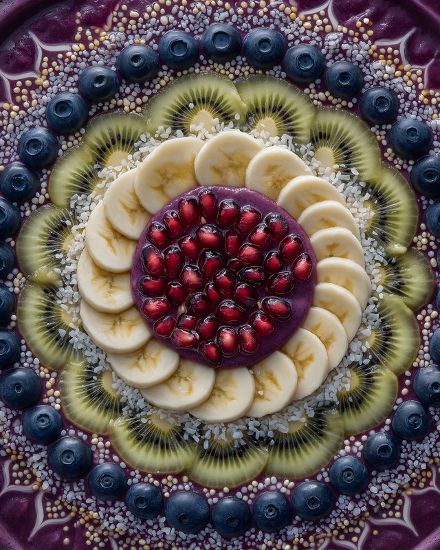 Colorful fruit arrangement on a plate showcases health Free Premium Stock Image - stock photo