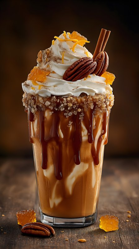 Sweet treat with whipped cream and toppings in a glass Free Premium Stock Photo - stock photo