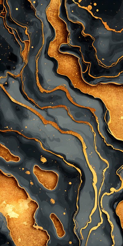 Abstract design with black and gold colors on textured surface Free Premium Stock Image - stock photo