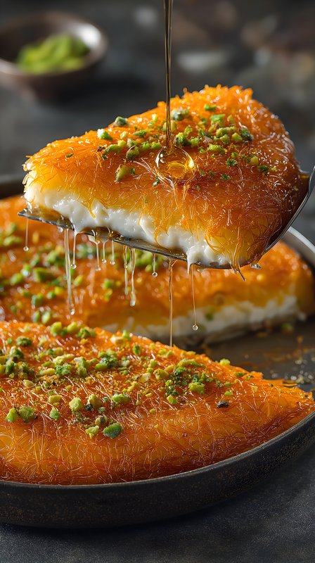 Sweet dessert served on a plate with dripping syrup Free Premium Stock Image - stock photo