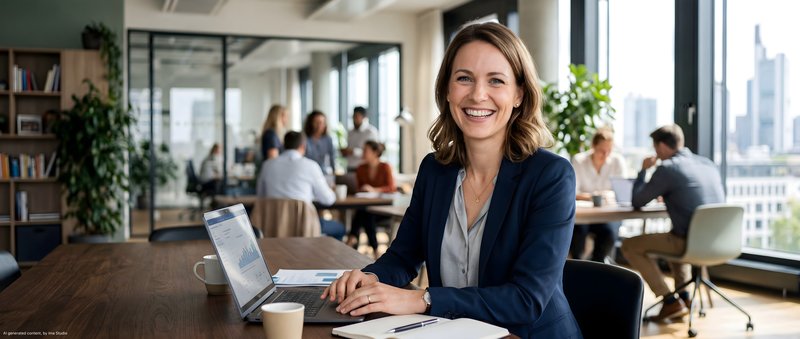 Business meeting takes place in modern office setting Free Premium Stock Image - stock photo