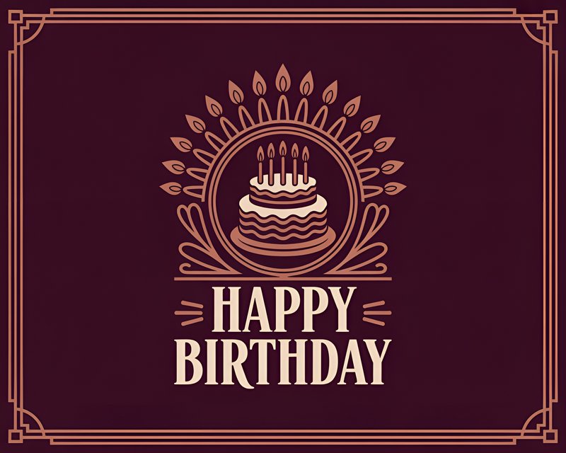 Happy birthday celebration with cake and candles design Premium Stock Photo - stock photo