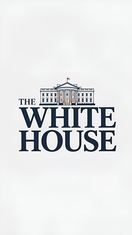 Main building of the White House with flag on the roof Premium Stock Image - stock photo