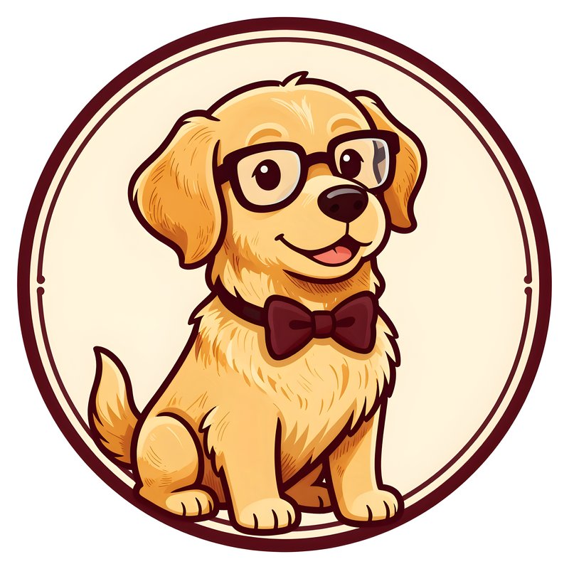 Cute dog wearing glasses and a bow tie sits happily Premium Stock Image - stock photo