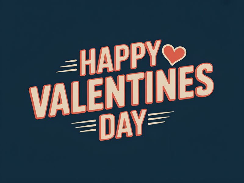 Happy Valentines Day greeting card design Premium Stock Photo - stock photo