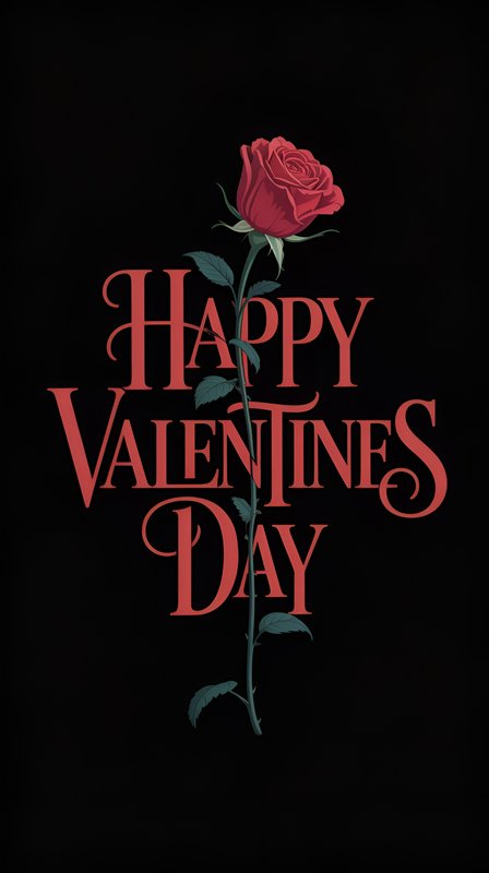 Celebrate love on Valentine's Day with a red rose Premium Stock Image - stock photo