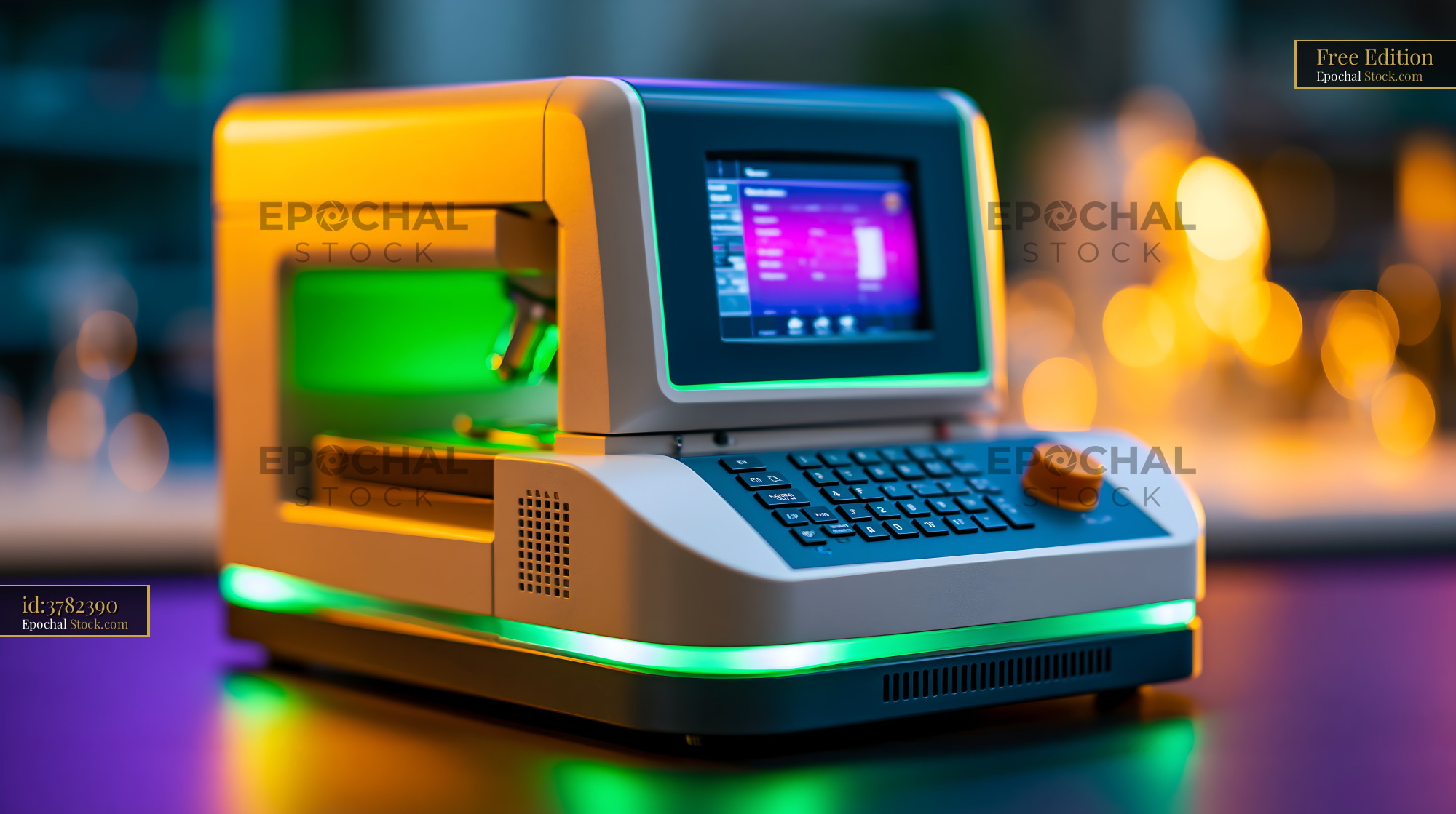 Laboratory device for molecular interaction stoichiometry determinatio - stock photo