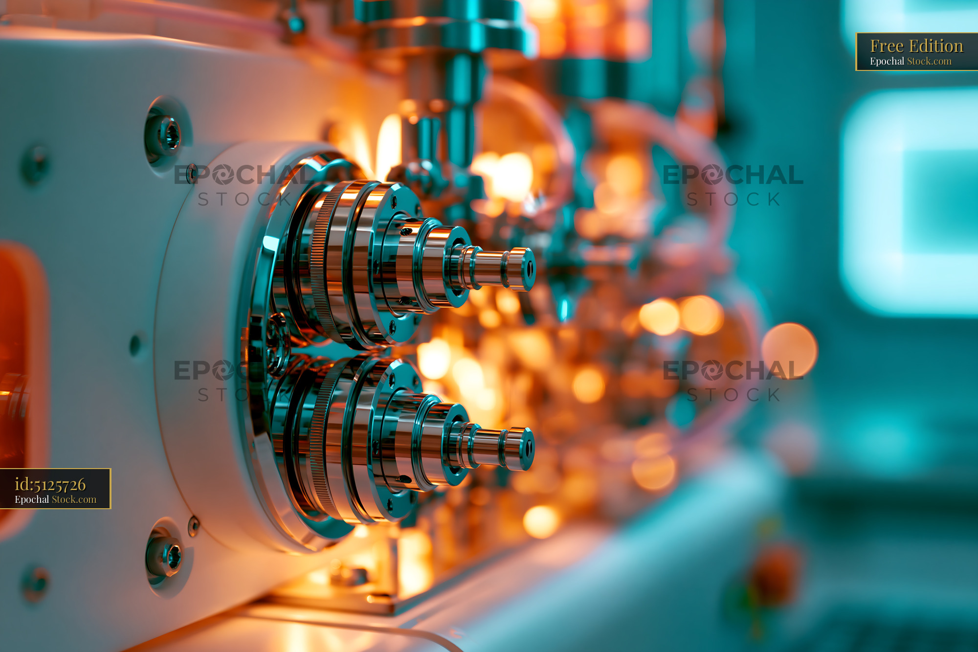 Precision lab equipment for lanthanide metal isotope antibody labeling - stock photo