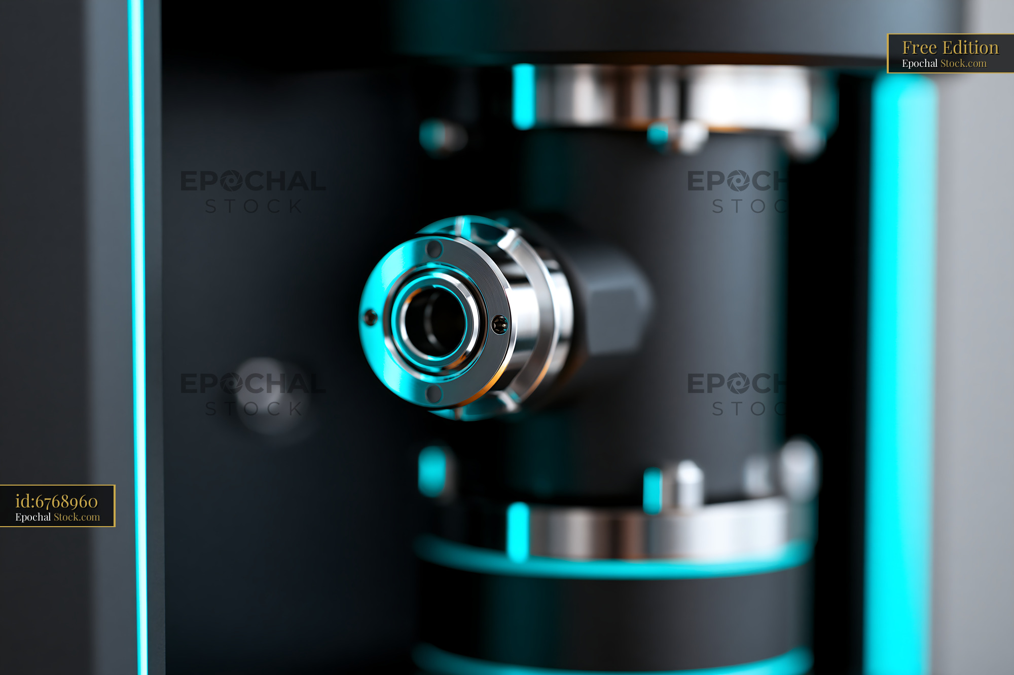 Mass cytometer instrument for lanthanide metal isotope antibody labeli - stock photo