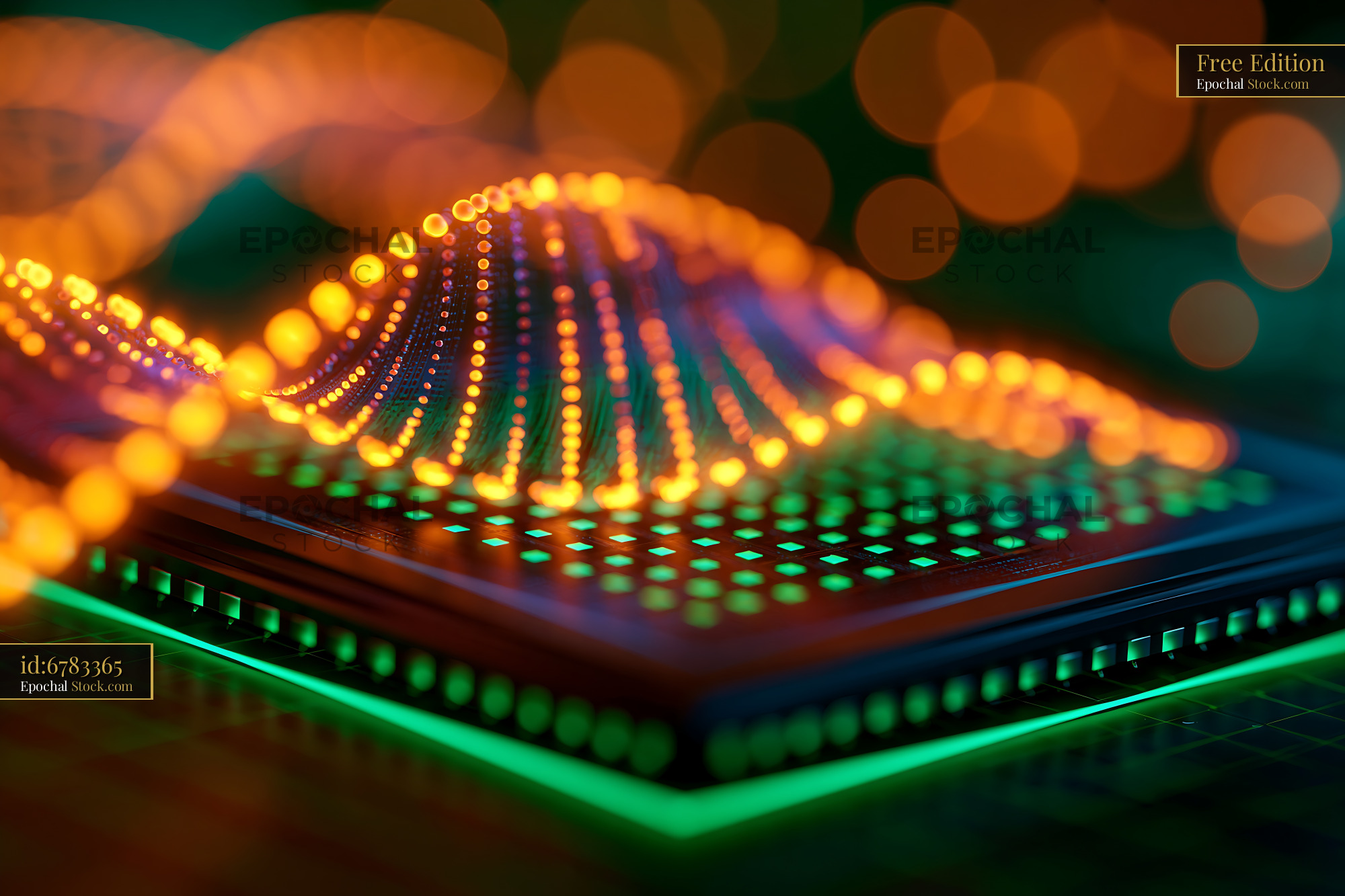 DNA structure analyzed with near edge x-ray absorption on a chip - stock photo