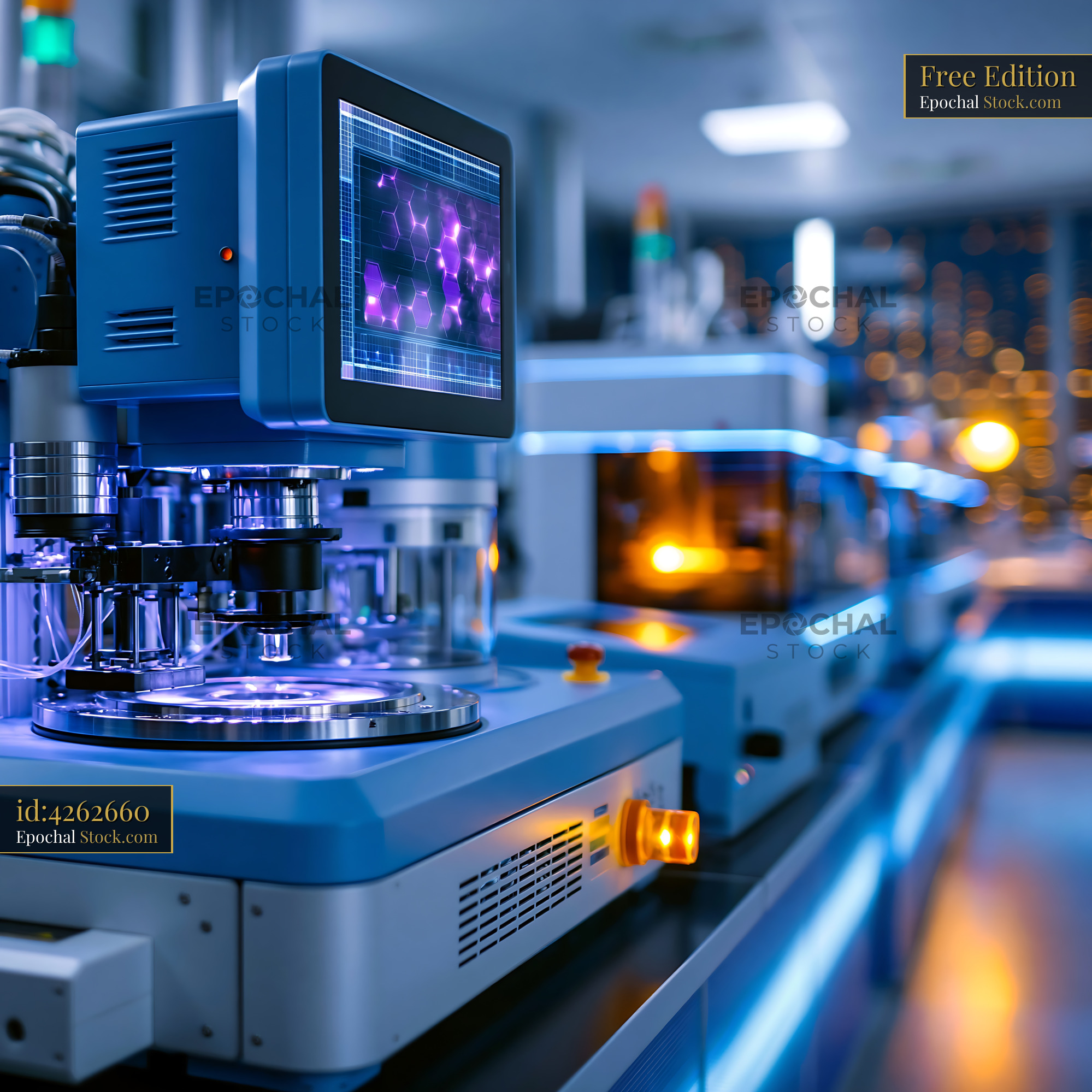 Laboratory for fragment based lead discovery screening - stock photo