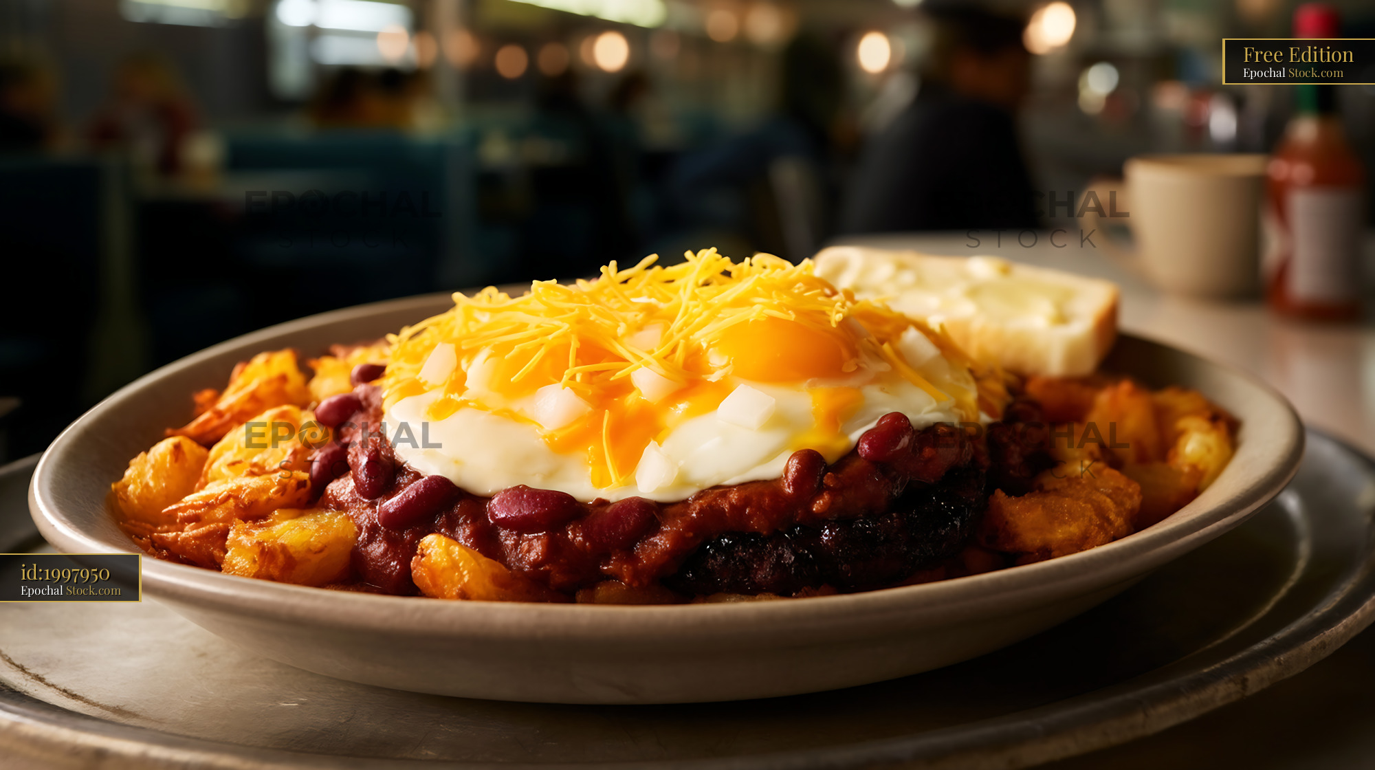 St. Louis Slinger Breakfast Hash - stock photo