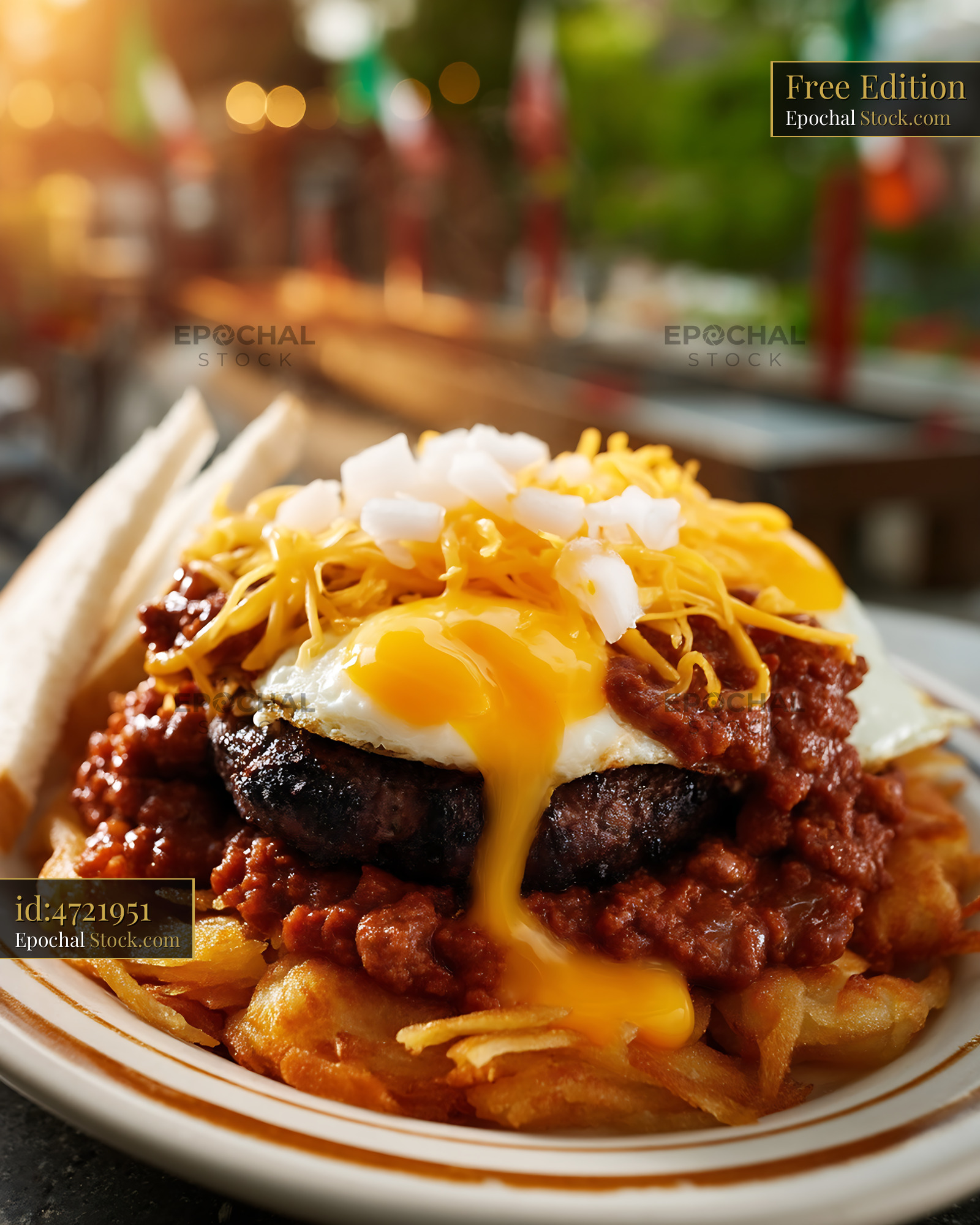 St. Louis Slinger Loaded Sandwich - stock photo