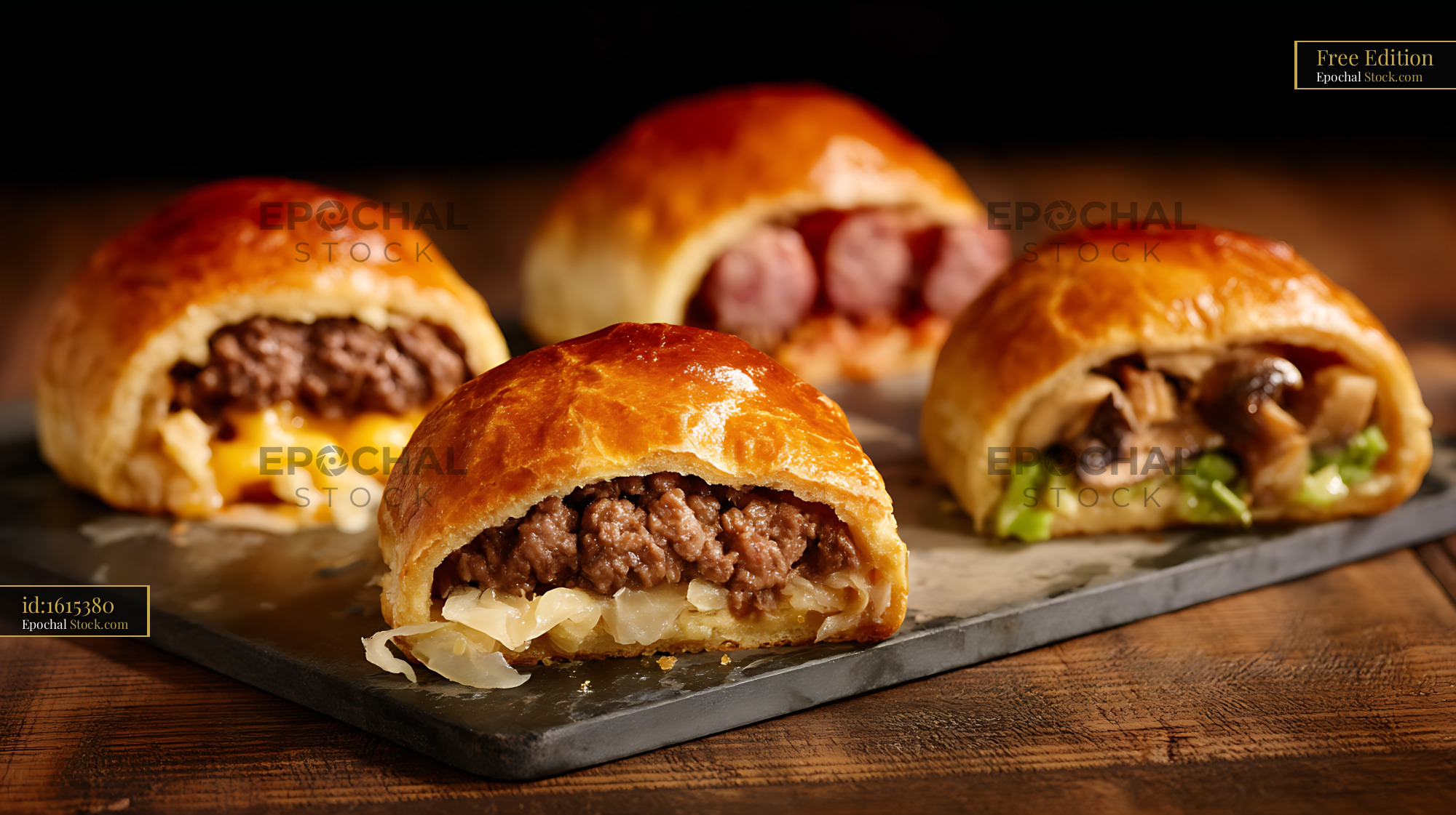 Gourmet Beef Sliders with Caramelized Onions - stock photo