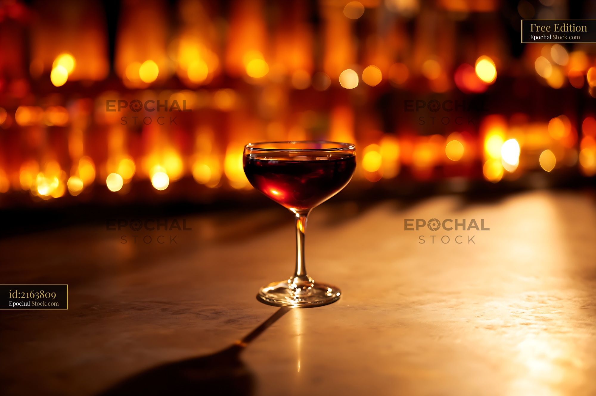 Bushwick Cocktail by Candlelight - stock photo
