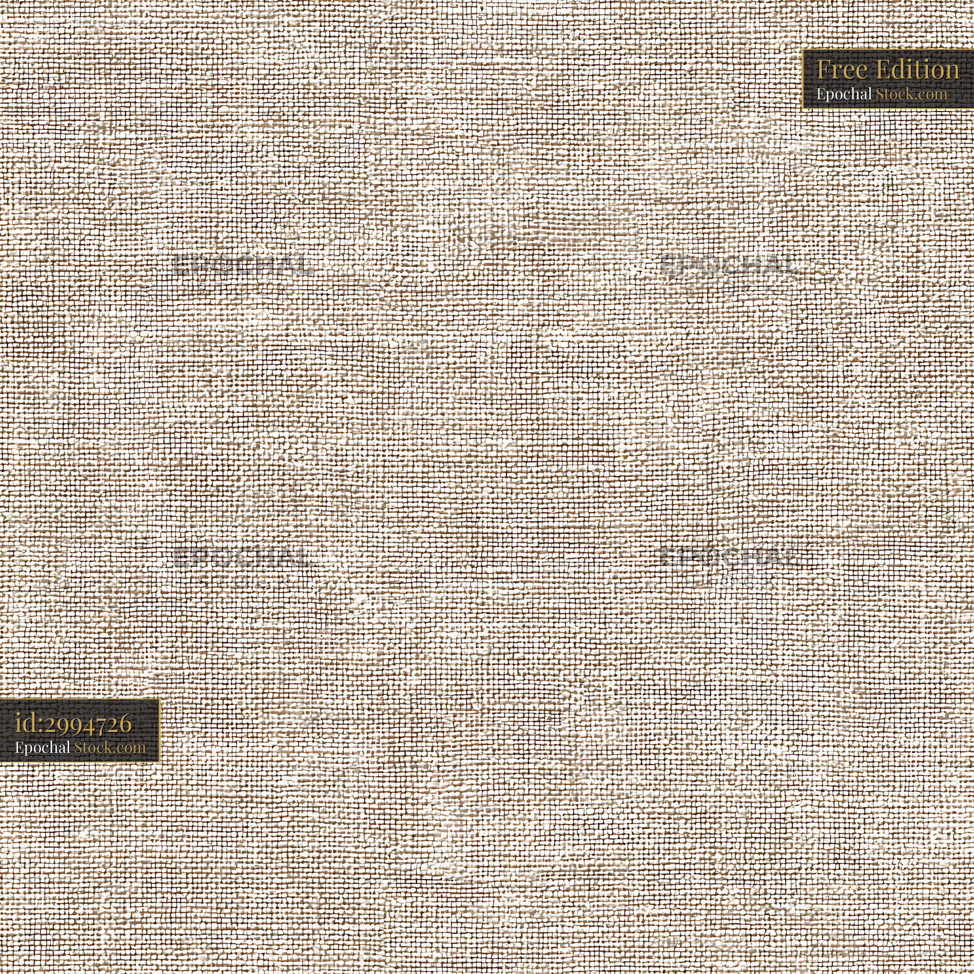 Rustic Beige Linen Burlap Weave Seamless Pattern - stock photo