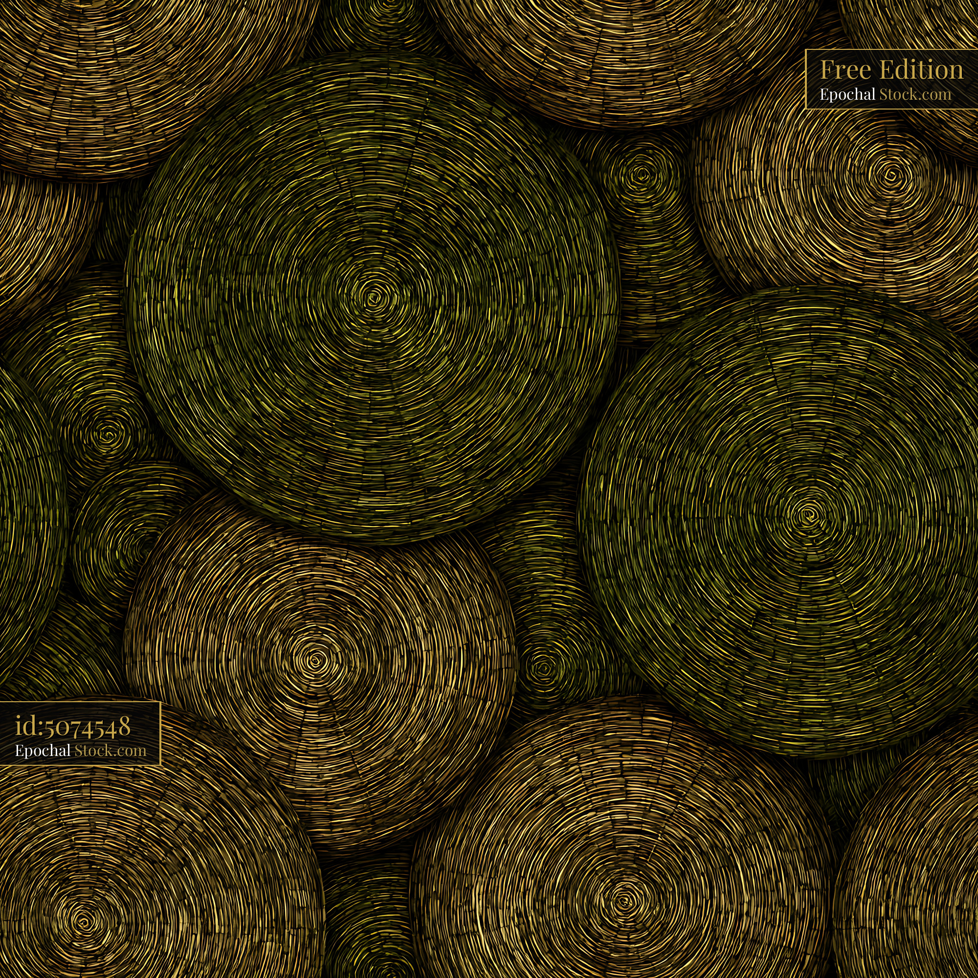 Bronze and Moss Green Wood Grain Seamless Pattern - stock photo