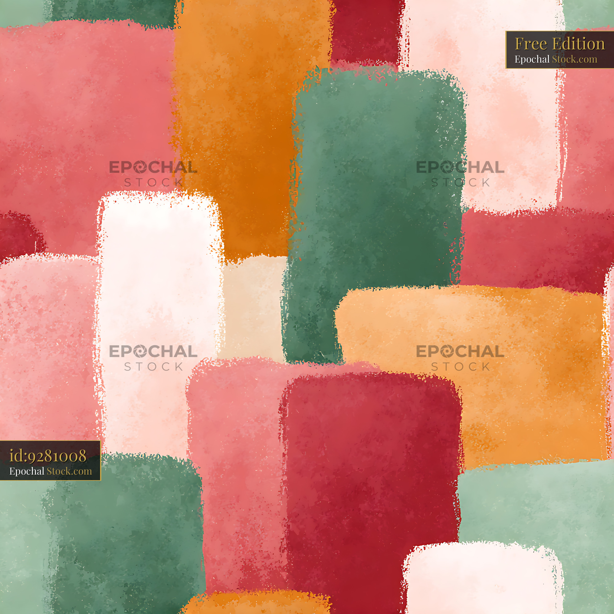 Textured Abstract Paint Strokes Seamless Pattern - stock photo