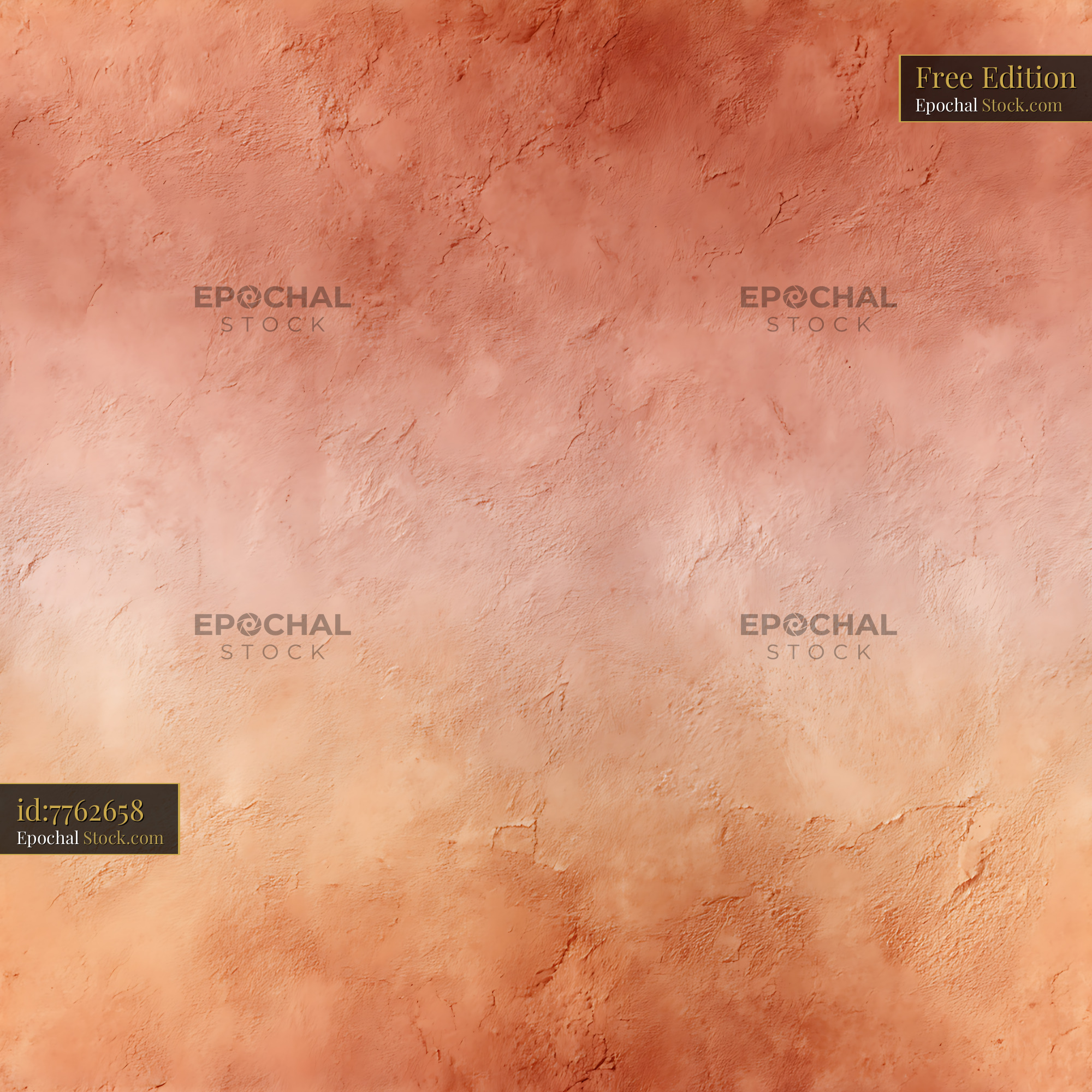 Terracotta Peach Stucco Gradient Seamless Pattern - stock photo