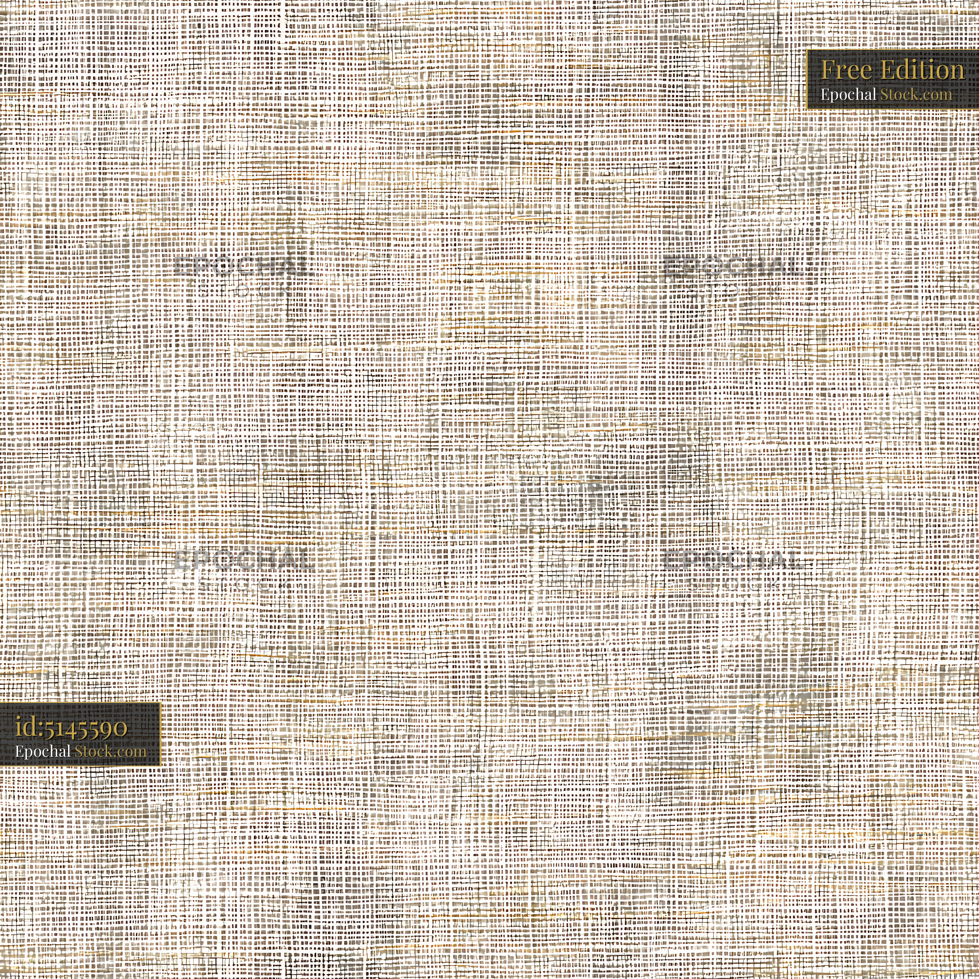 Textured Neutral Linen Weave Seamless Pattern - stock photo