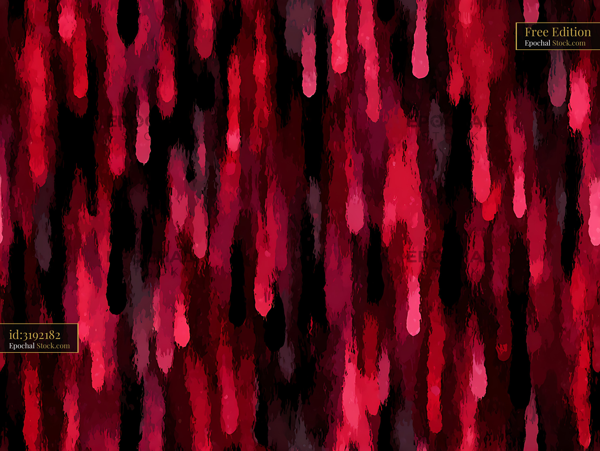 Dark Burgundy Dripping Paint Abstract Seamless Pat - stock photo