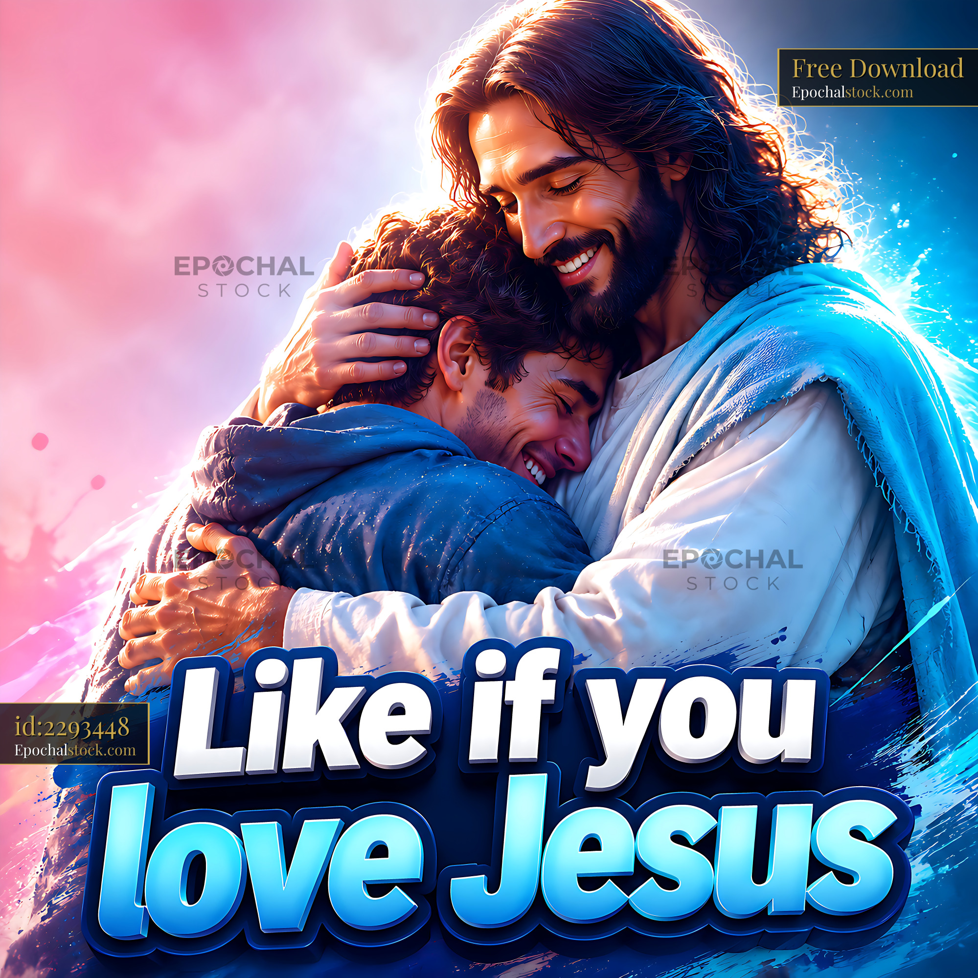 Watermarked full-resolution preview of Love and embrace in the moment of connection