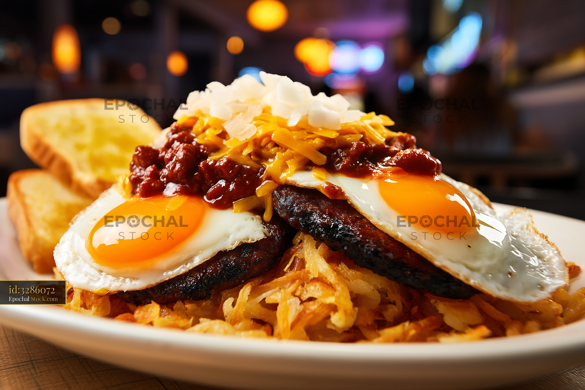 St. Louis Slinger: Classic Fried Egg Sandwich - stock photo