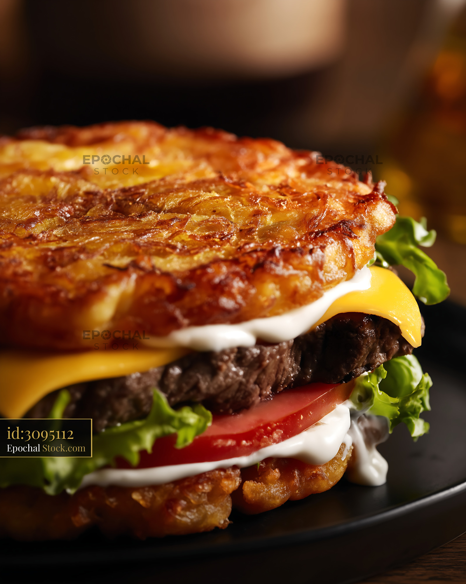 Gourmet Roast Beef Sandwich with Lemon - stock photo