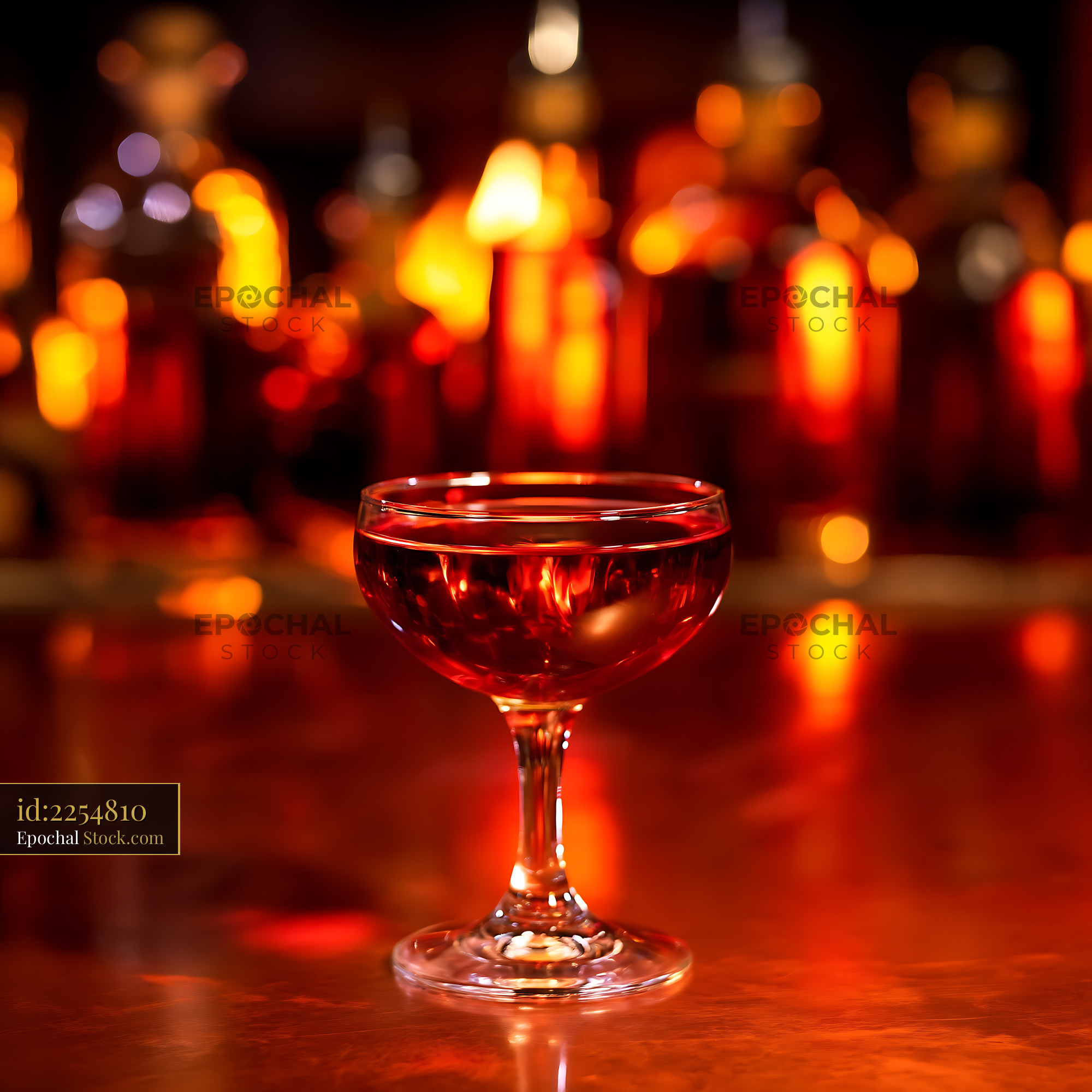 Bushwick Cocktail by Candlelight - stock photo