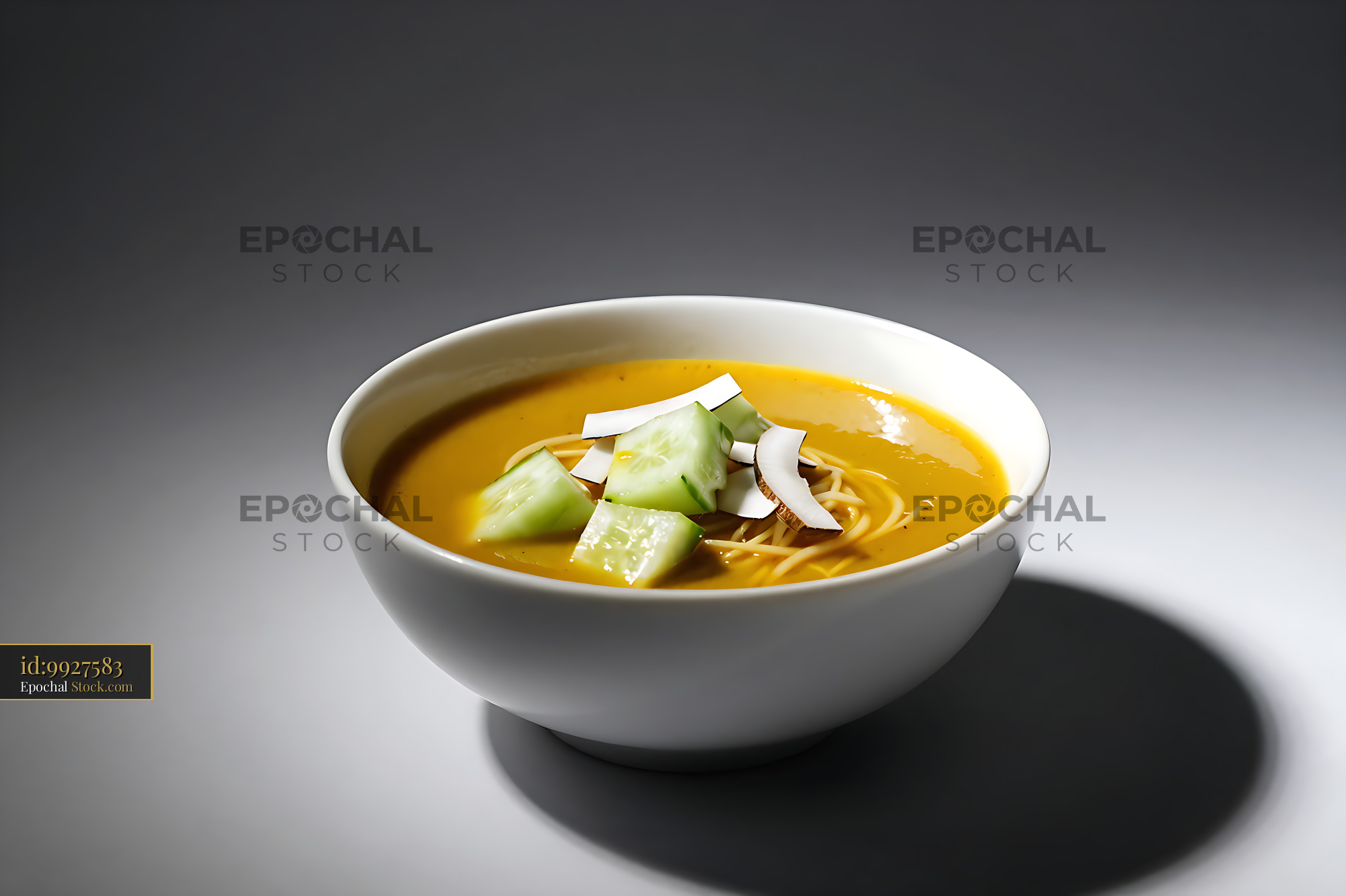 Kakdi Koshimbir Indian Cucumber Yogurt Bowl - stock photo