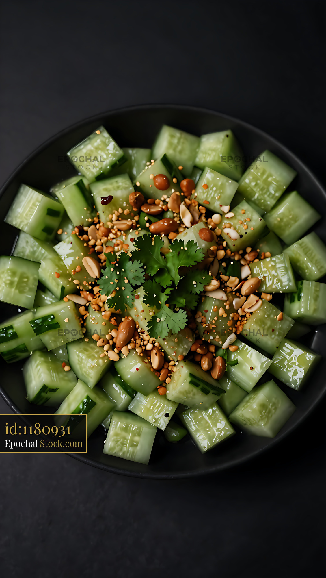 Kakdi Koshimbir: Indian Cucumber Salad - stock photo