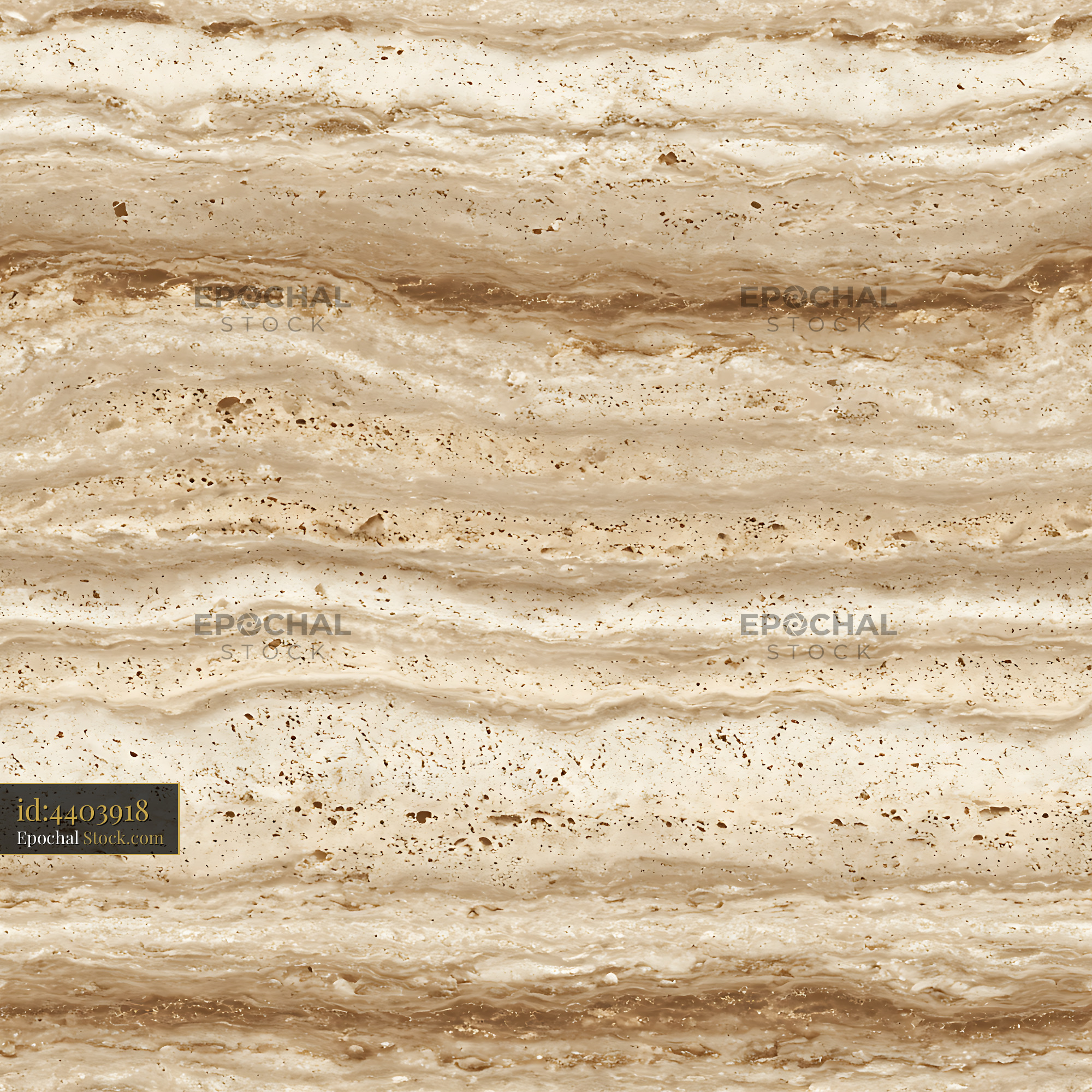 Golden Travertine Stone Vein Seamless Pattern - stock photo