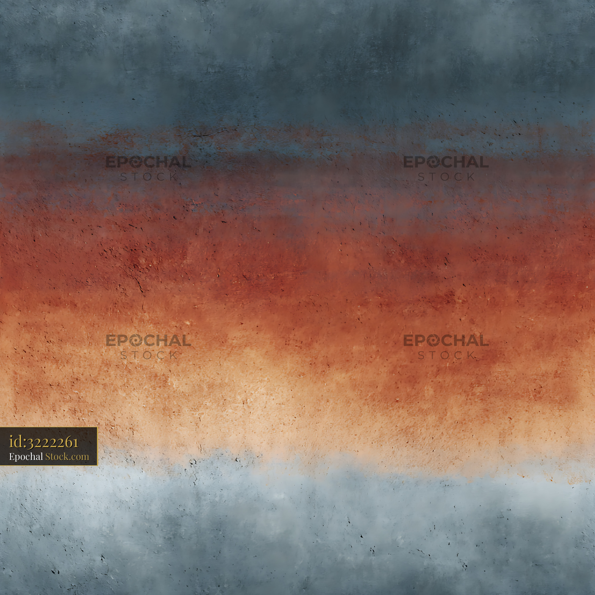 Distressed Rust And Slate Blue Seamless Pattern - stock photo