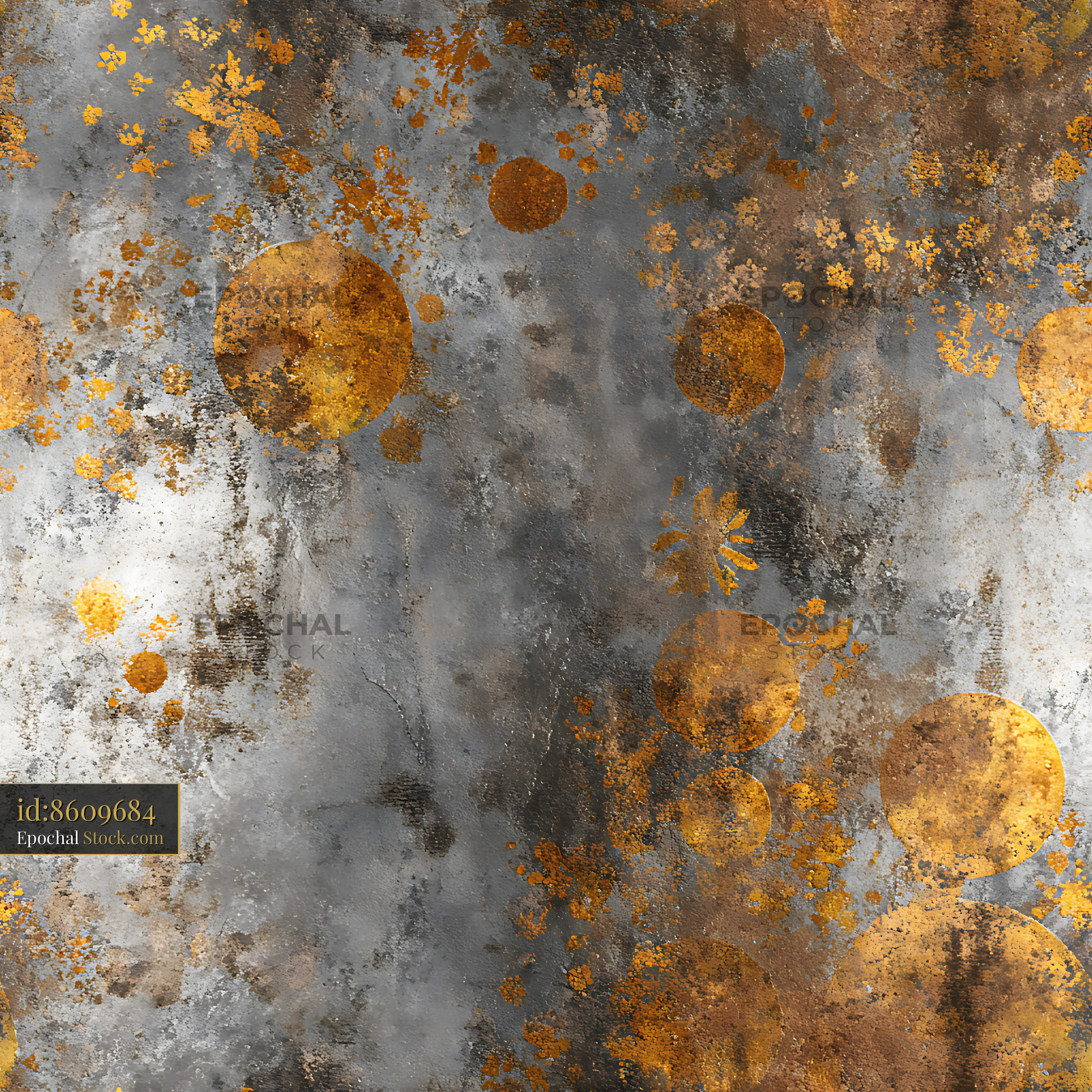 Industrial Rust and Concrete Dot Seamless Pattern - stock photo