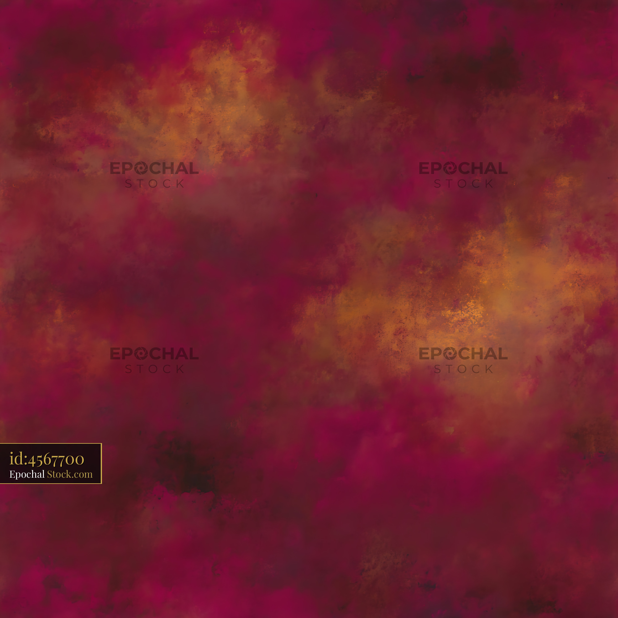 Moody Magenta and Ochre Nebula Seamless Pattern - stock photo