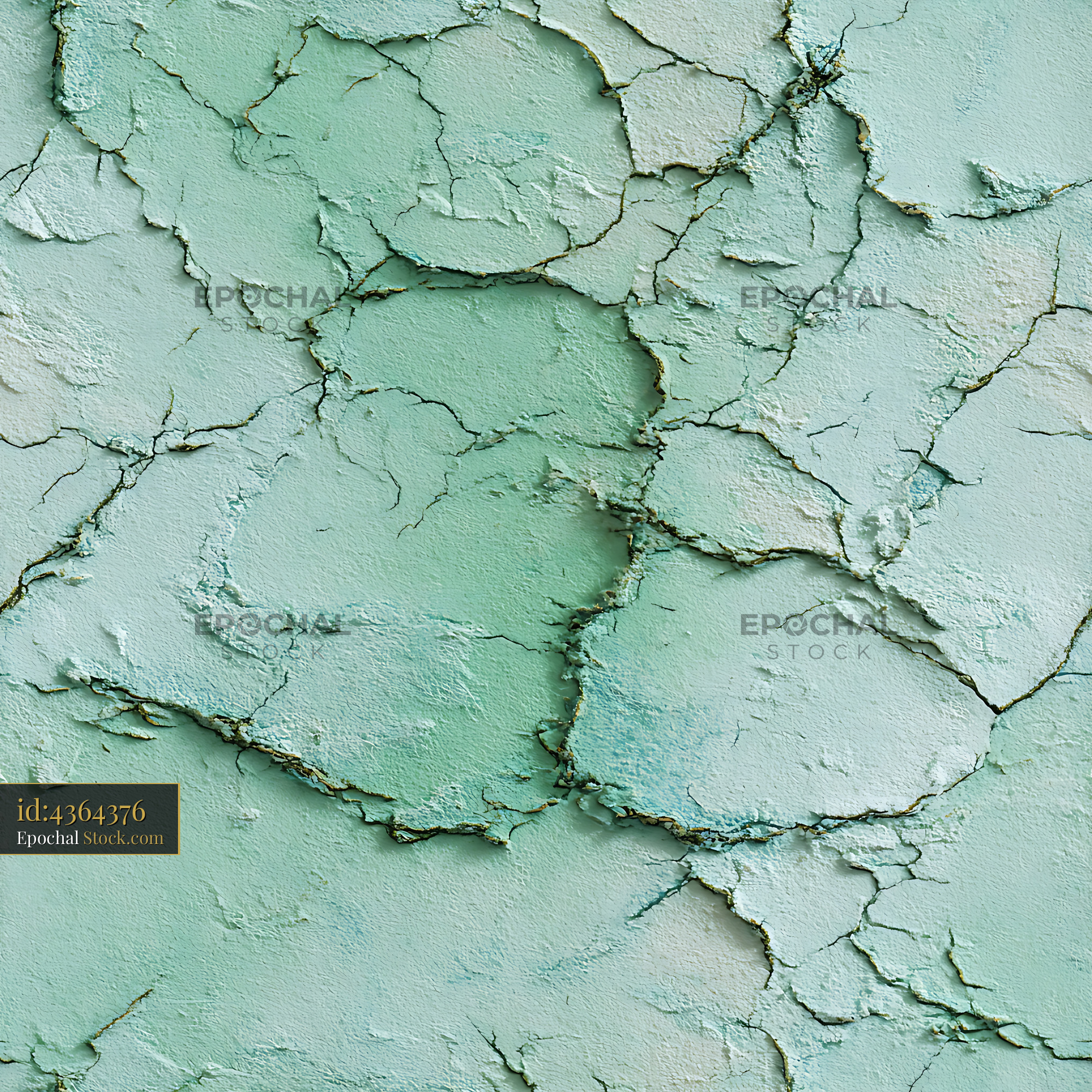 Seafoam Peeling Paint Texture Seamless Pattern - stock photo