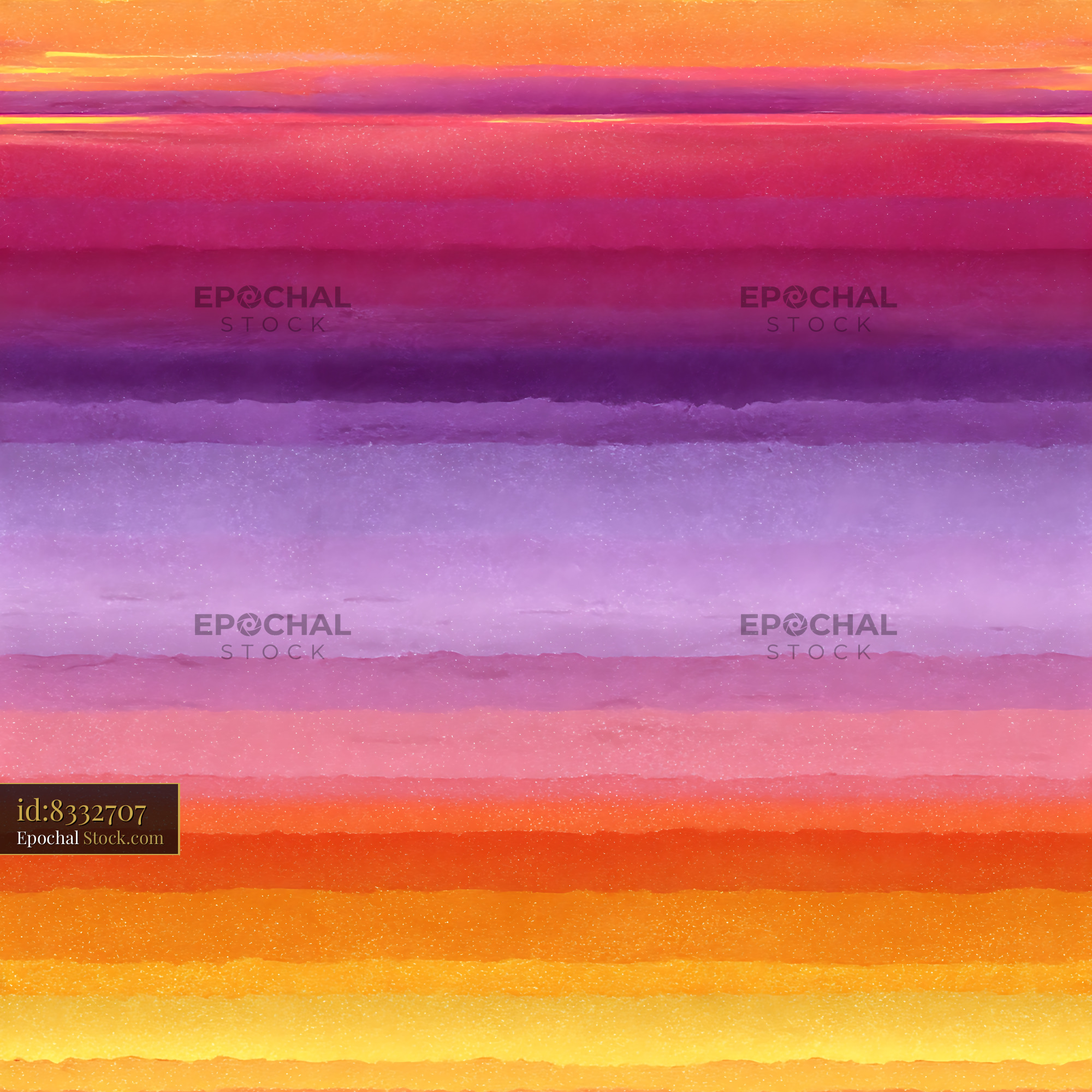 Sunset Watercolor Horizontal Stripe Seamless Patte - stock photo