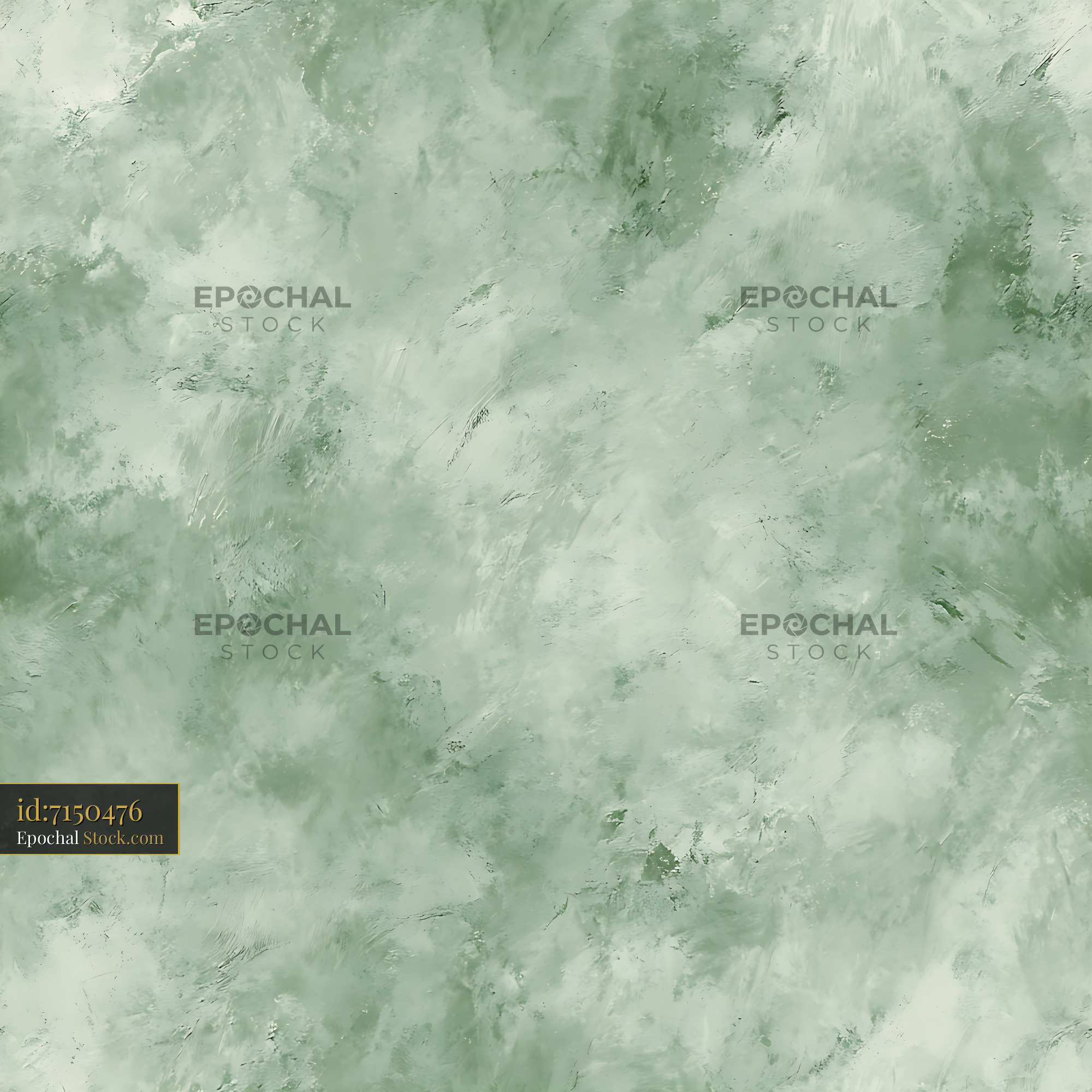 Sage Green Painterly Plaster Seamless Pattern - stock photo