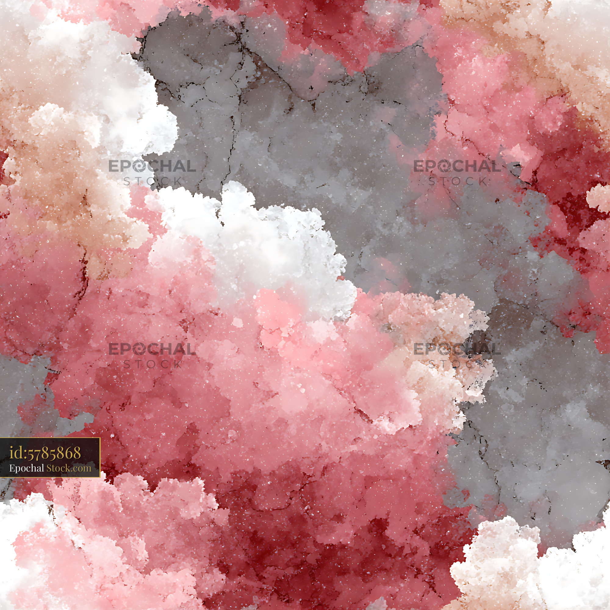 Moody Dusty Rose and Grey Mineral Seamless Pattern - stock photo