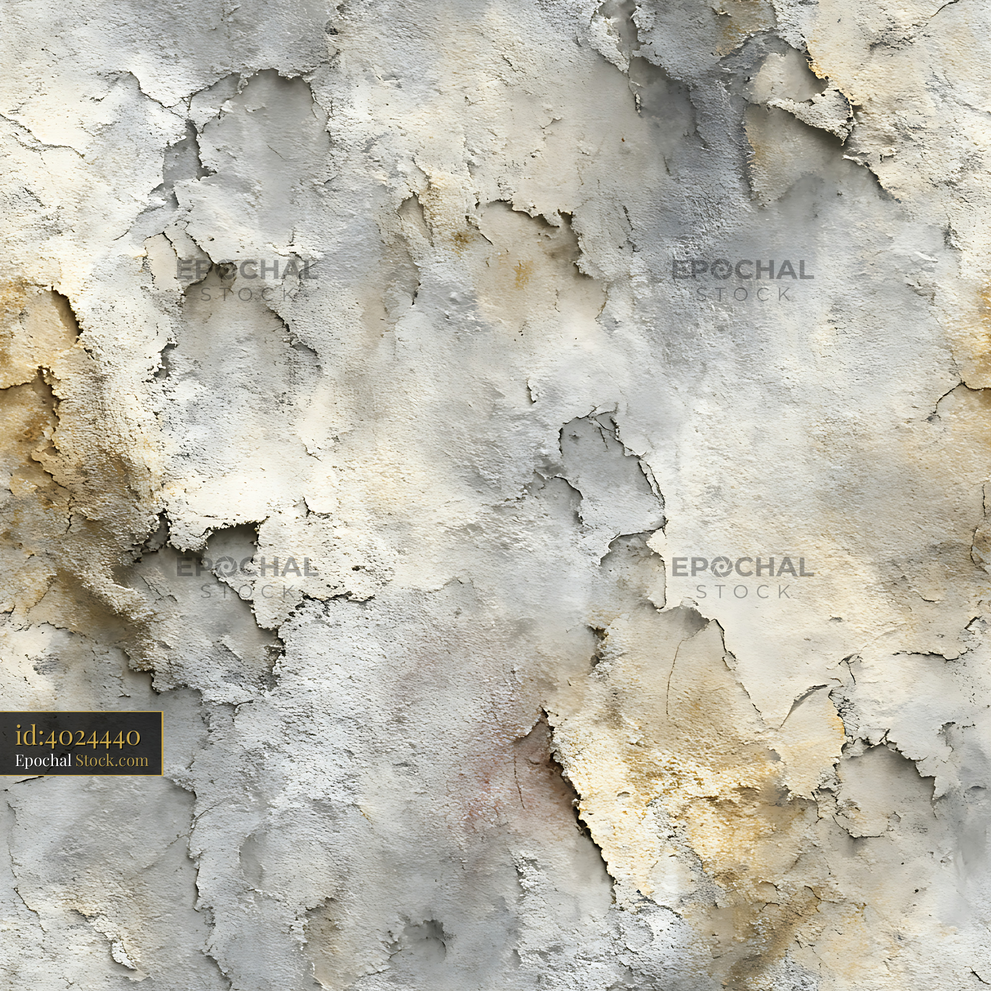 Distressed Peeling Paint Wall Seamless Pattern - stock photo