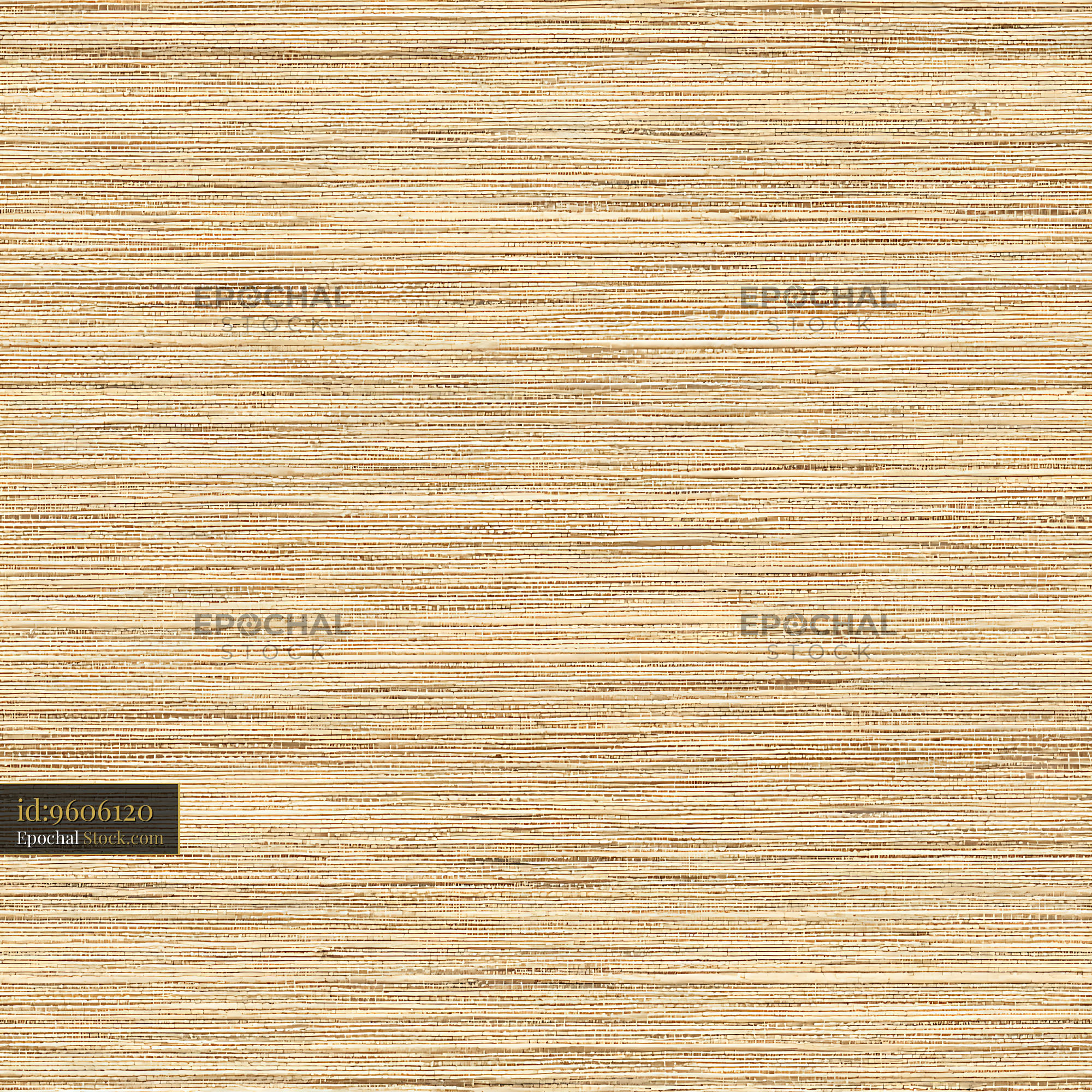 Natural Beige Woven Sisal Texture Seamless Pattern - stock photo