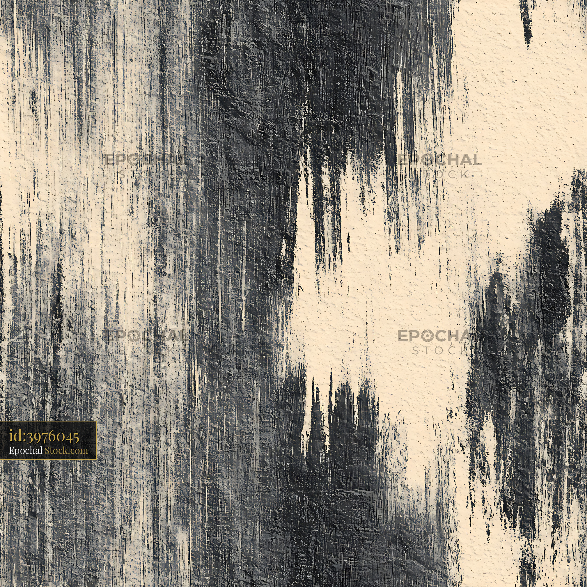 Charcoal Scraped Paint Texture Seamless Pattern - stock photo