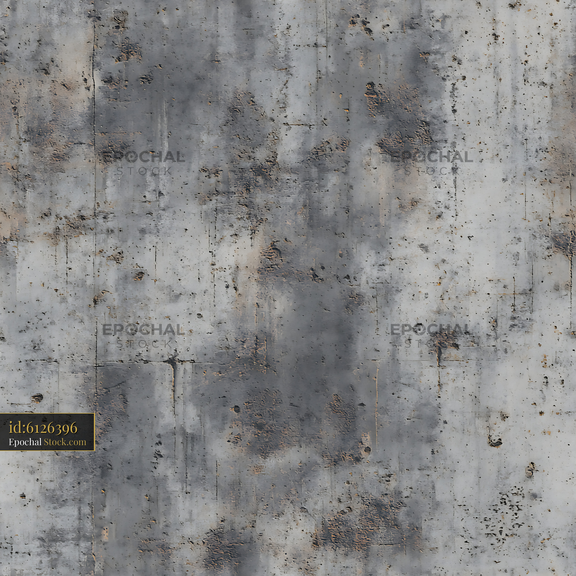 Urban Brutalist Cement Texture Seamless Pattern - stock photo