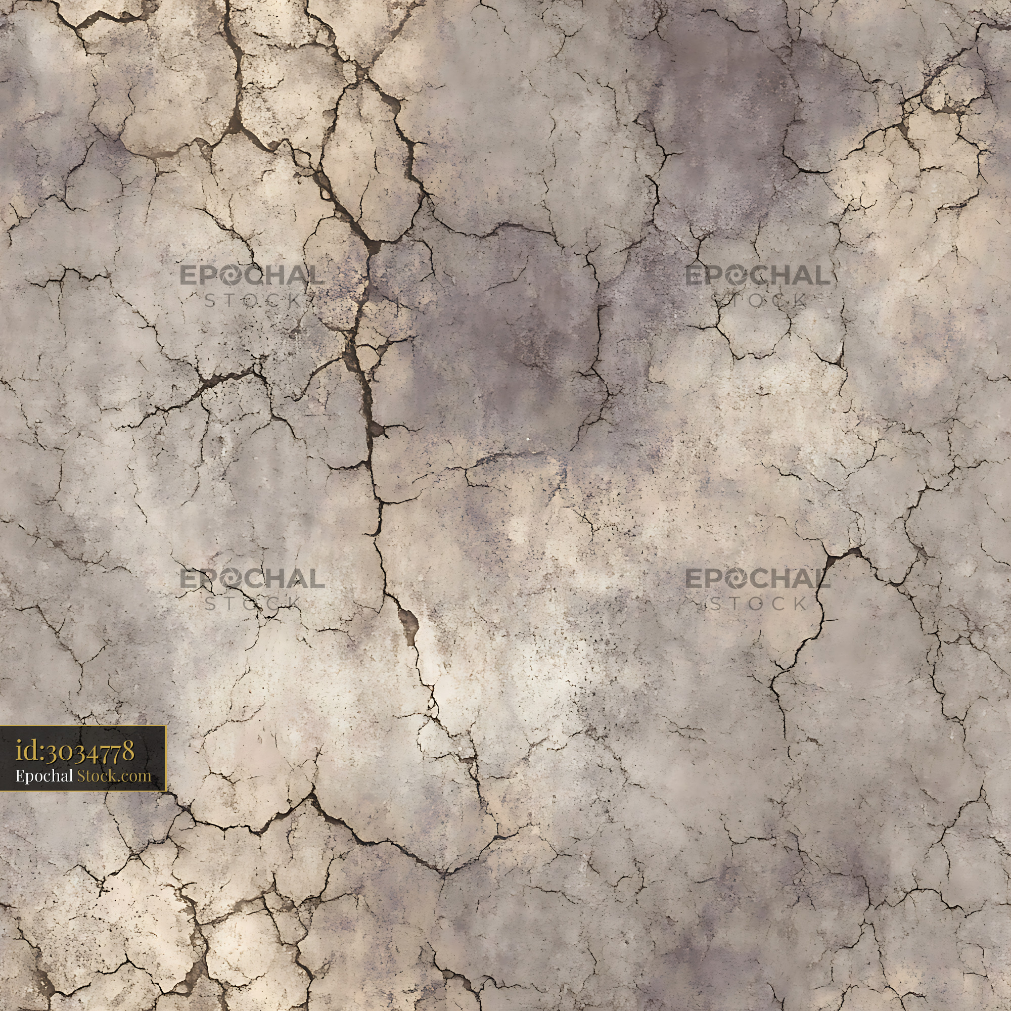 Weathered Crackle Glaze Seamless Pattern Texture - stock photo