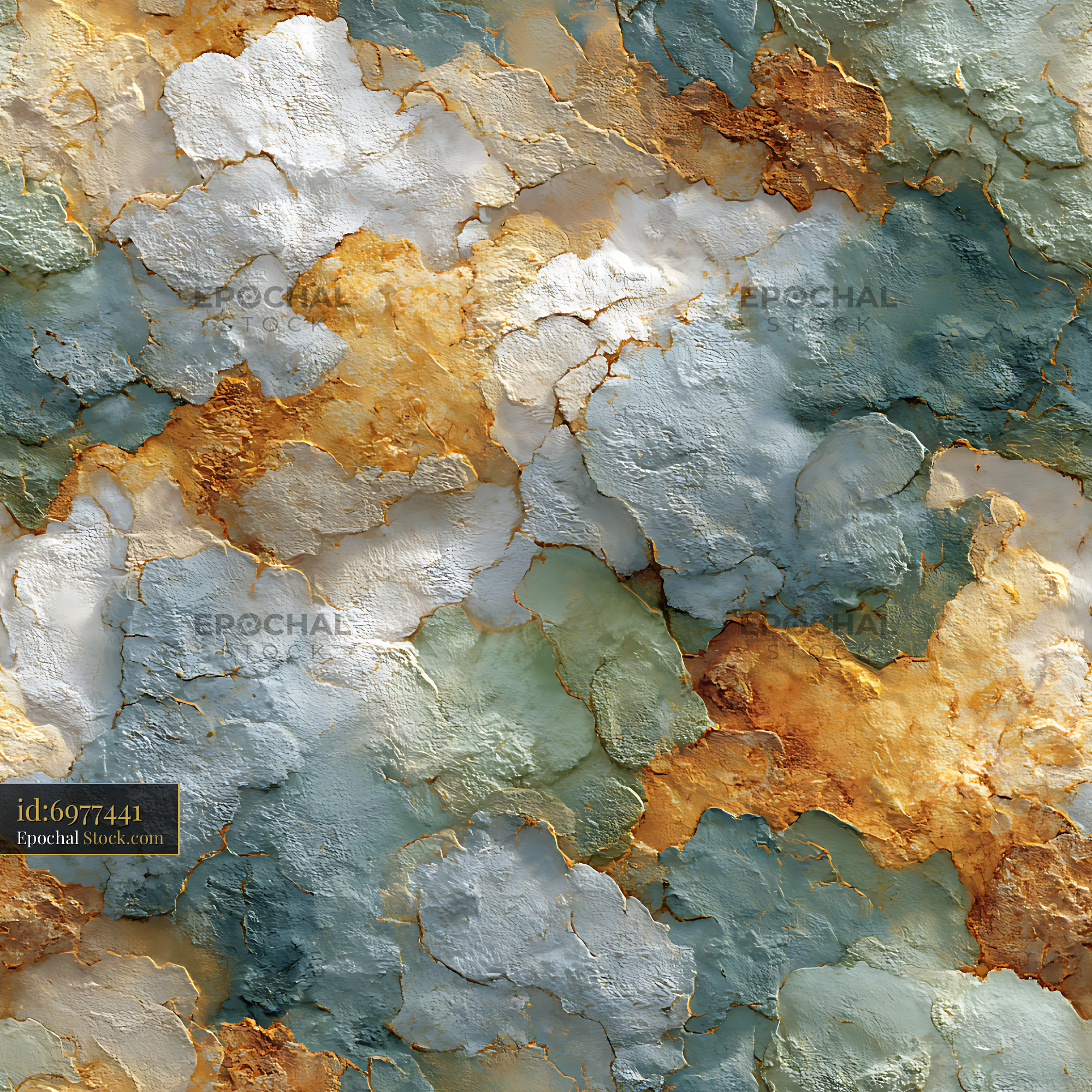 Weathered Mineral Stone Texture Seamless Pattern - stock photo