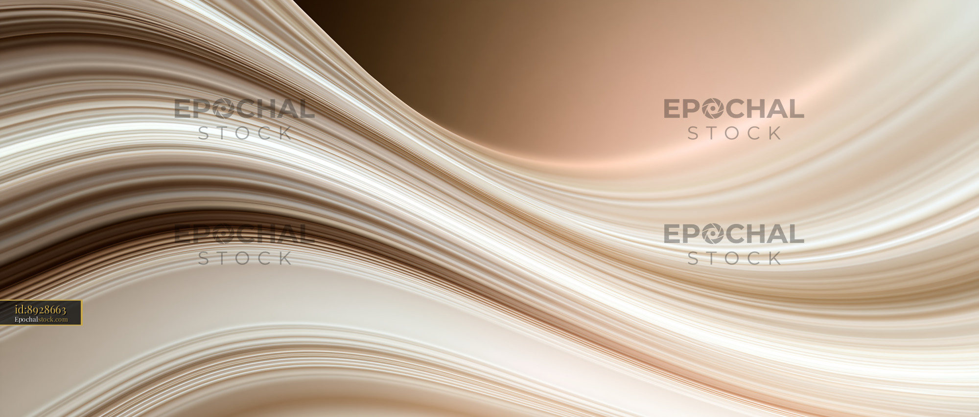Watermarked full-resolution preview of Wavy patterns in light tones create abstract design
