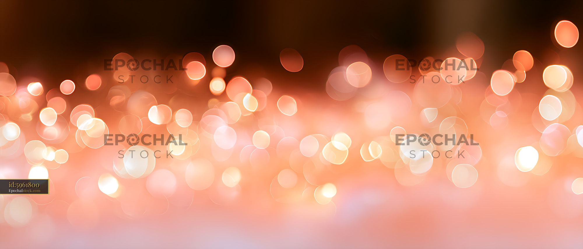 Watermarked full-resolution preview of Soft blurred lights at a festive gathering in the evening
