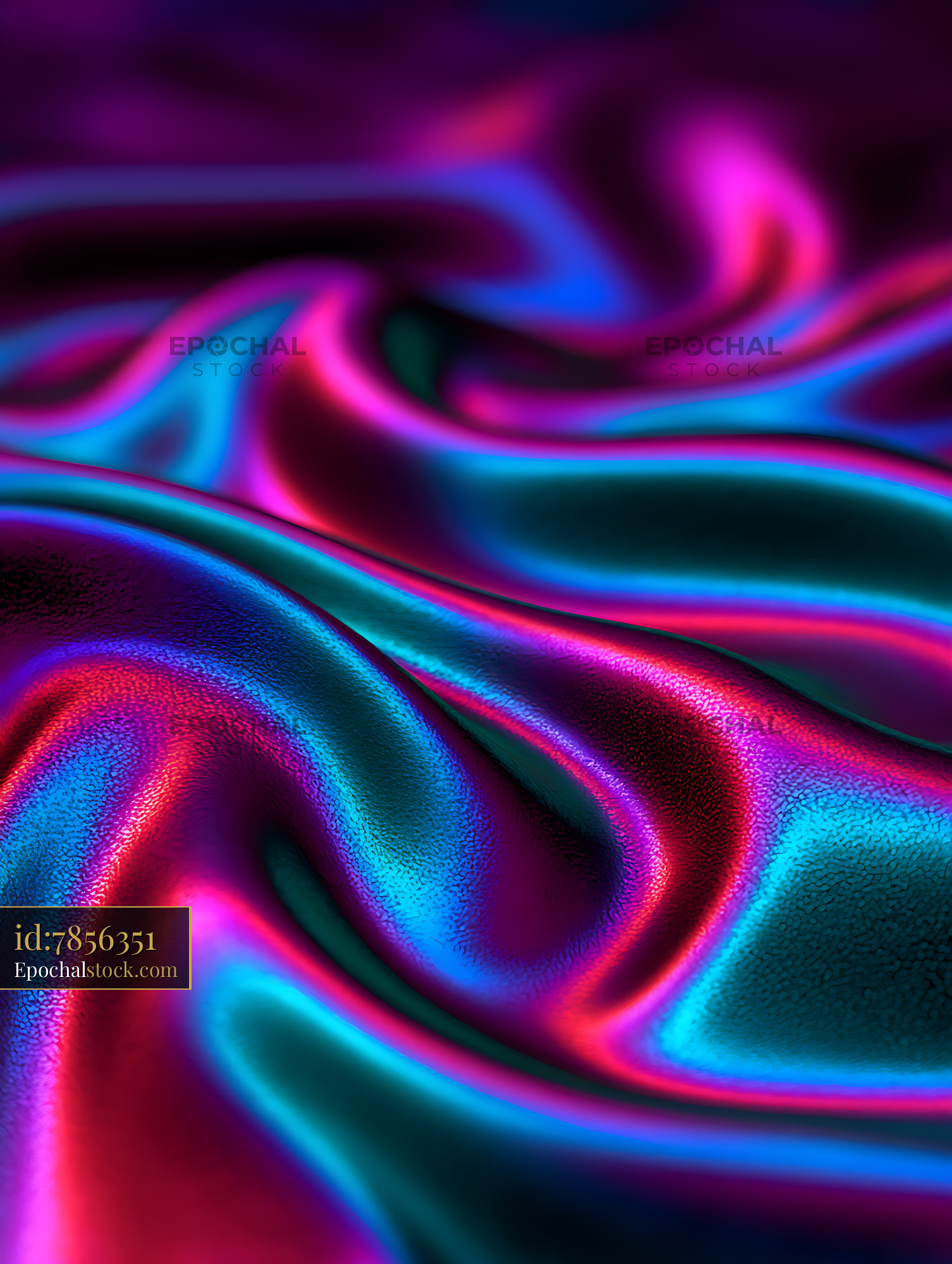 Watermarked full-resolution preview of Vibrant abstract neon wave texture