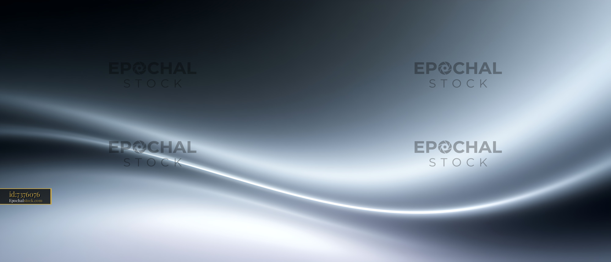 Watermarked full-resolution preview of Blue luminous wave on a dark abstract background